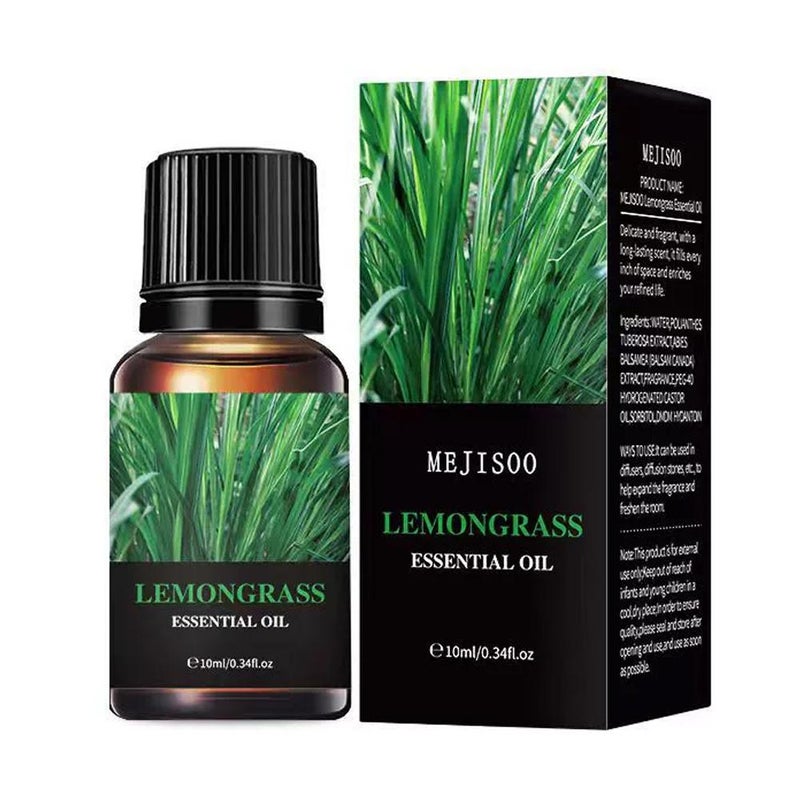 Water-soluble aromatherapy essential oils, 15 scents, for indoor deodorizing, long-lasting fragrance, and air freshening, 10ml.